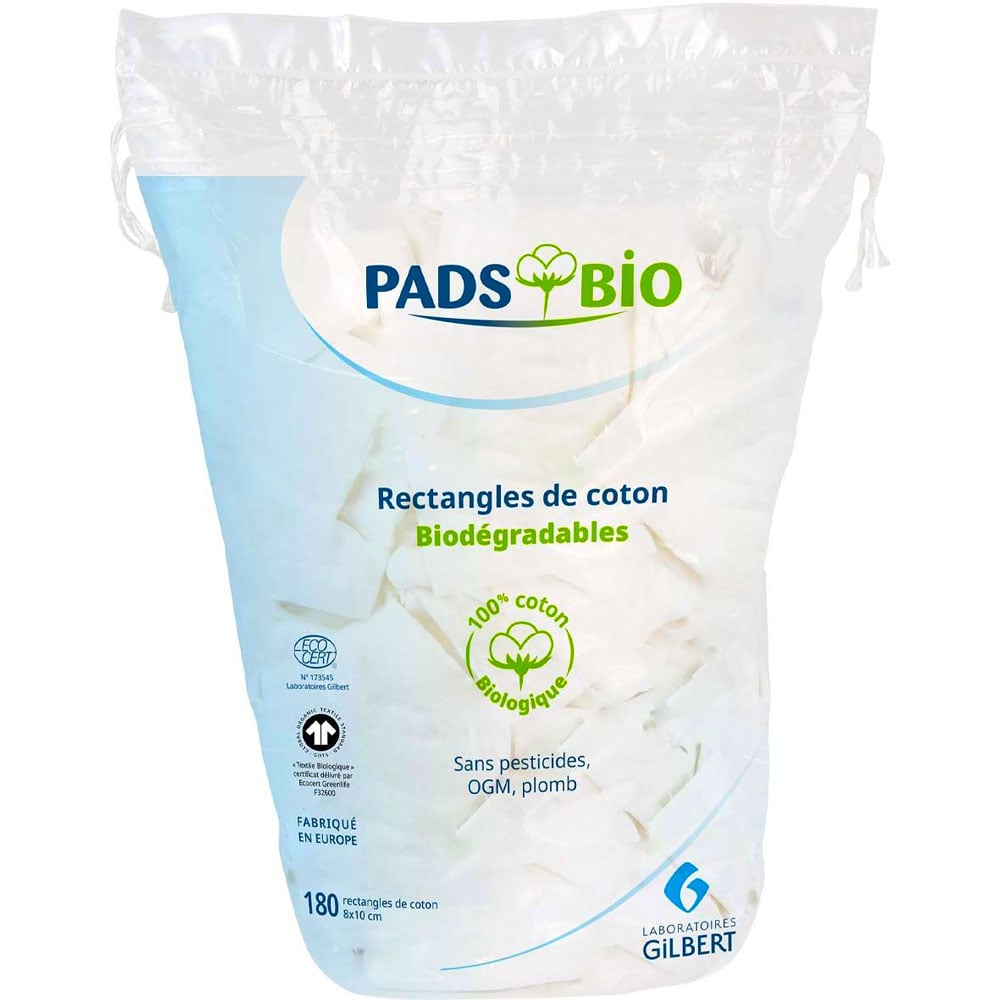 Rectangles de coton Gilbert pads 8cmx10cm / Gilbert