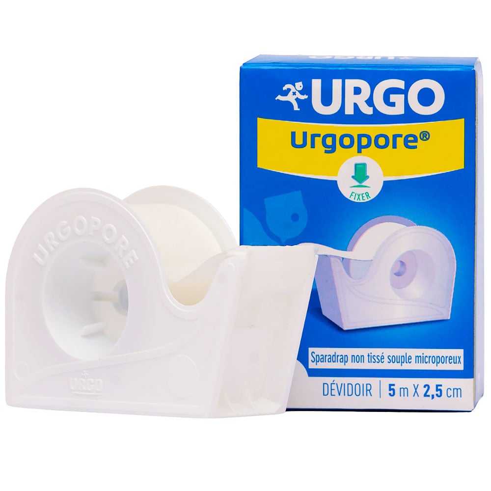 Urgopore Sparadrap microporeux avec dévidoir / URGO