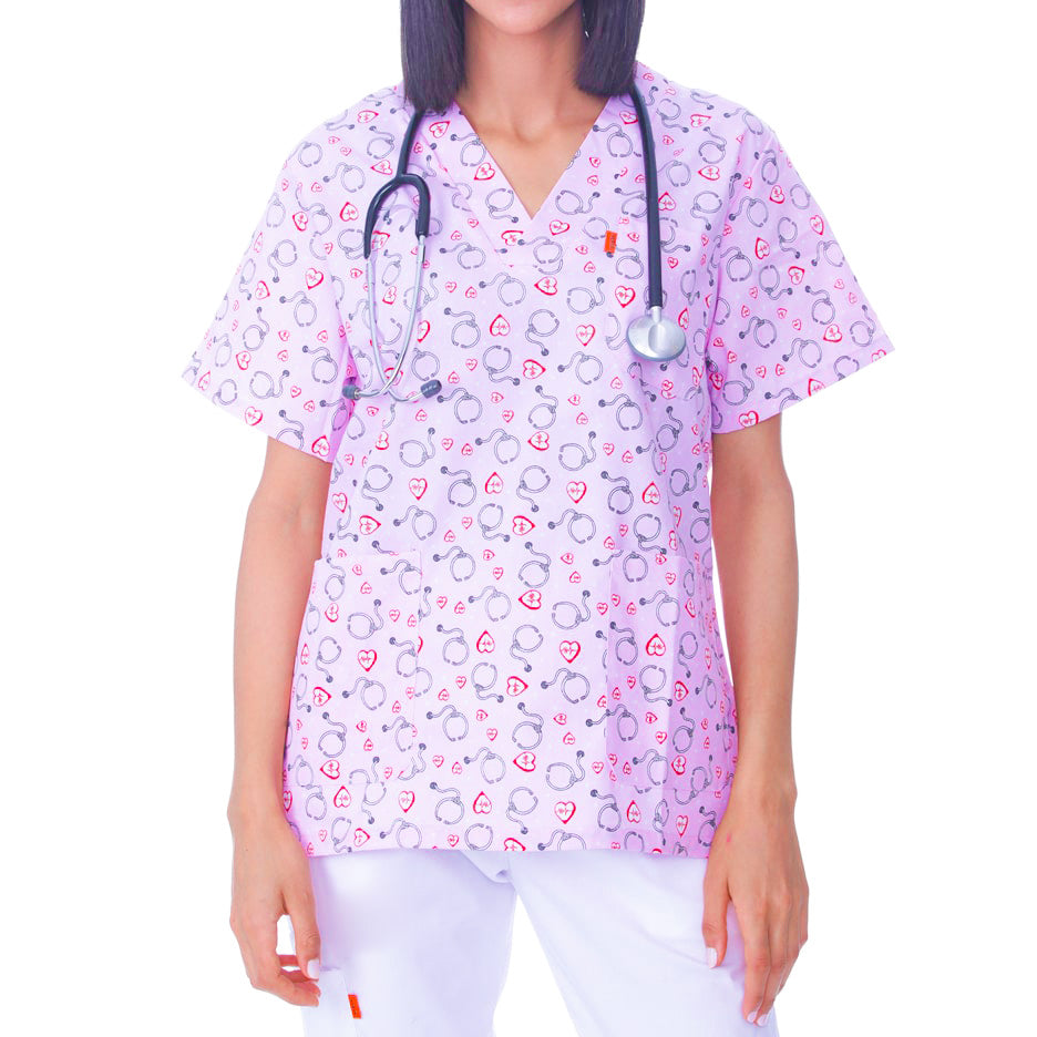 Pyjama Imprimé Femme Stéthoscope / NEBKA