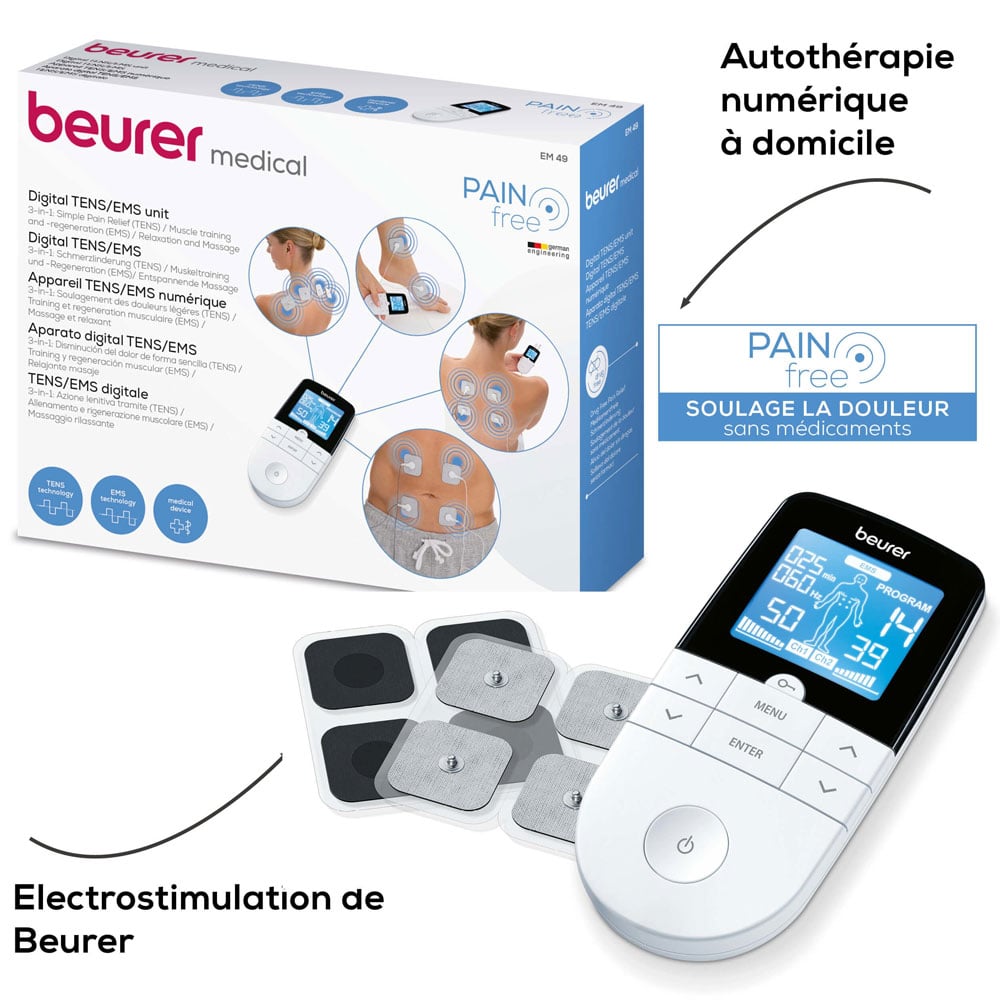 Electrostimulateur TENS/EMS numérique Beurer EM49 / BEURER