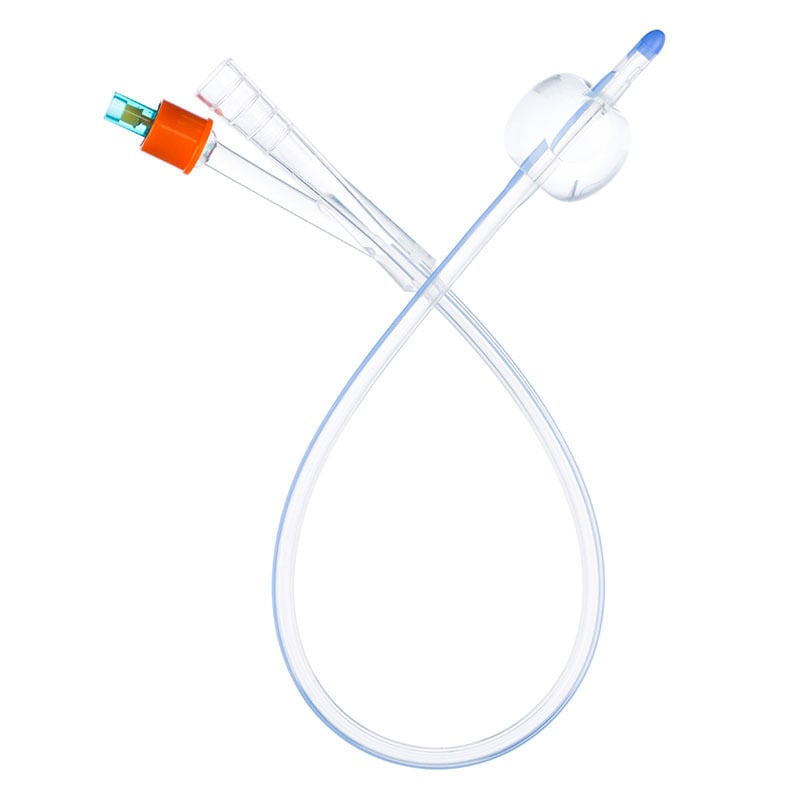 Sonde urinaire de Foley en silicone / SUMBOW