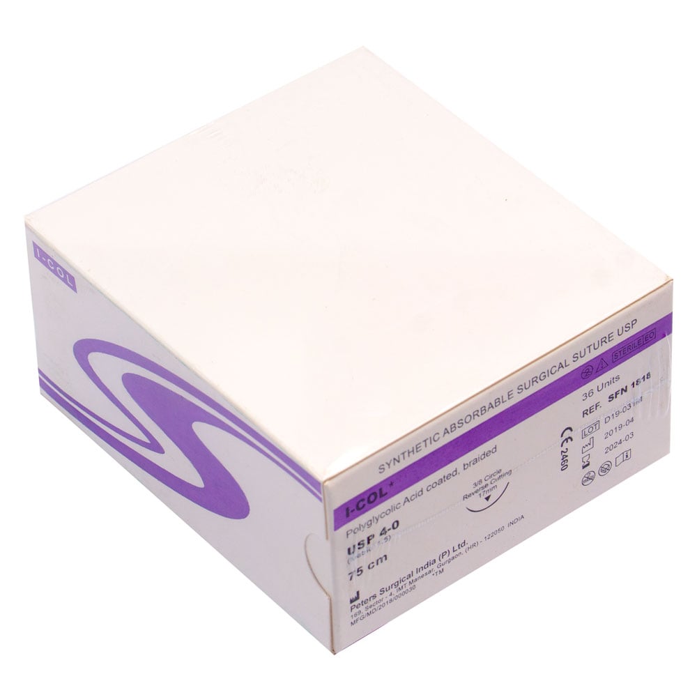 Fil de suture résorbable Rond • / PÉTERS SURGICAL