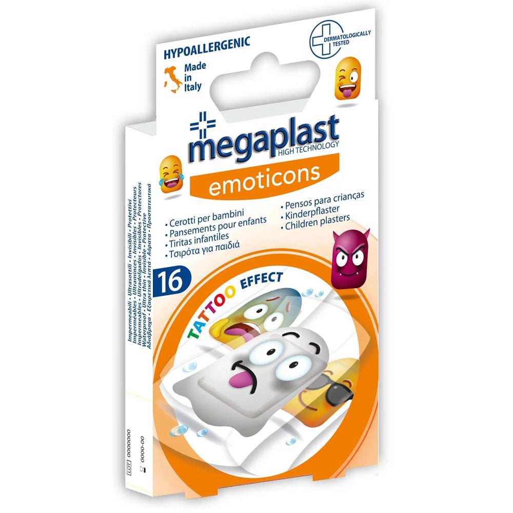 Pansements imprimés Emoji pour enfants / Megaplast