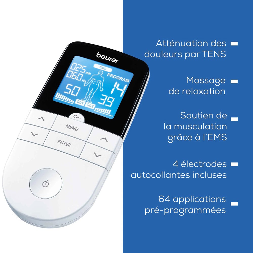 Electrostimulateur TENS/EMS numérique Beurer EM49 / BEURER