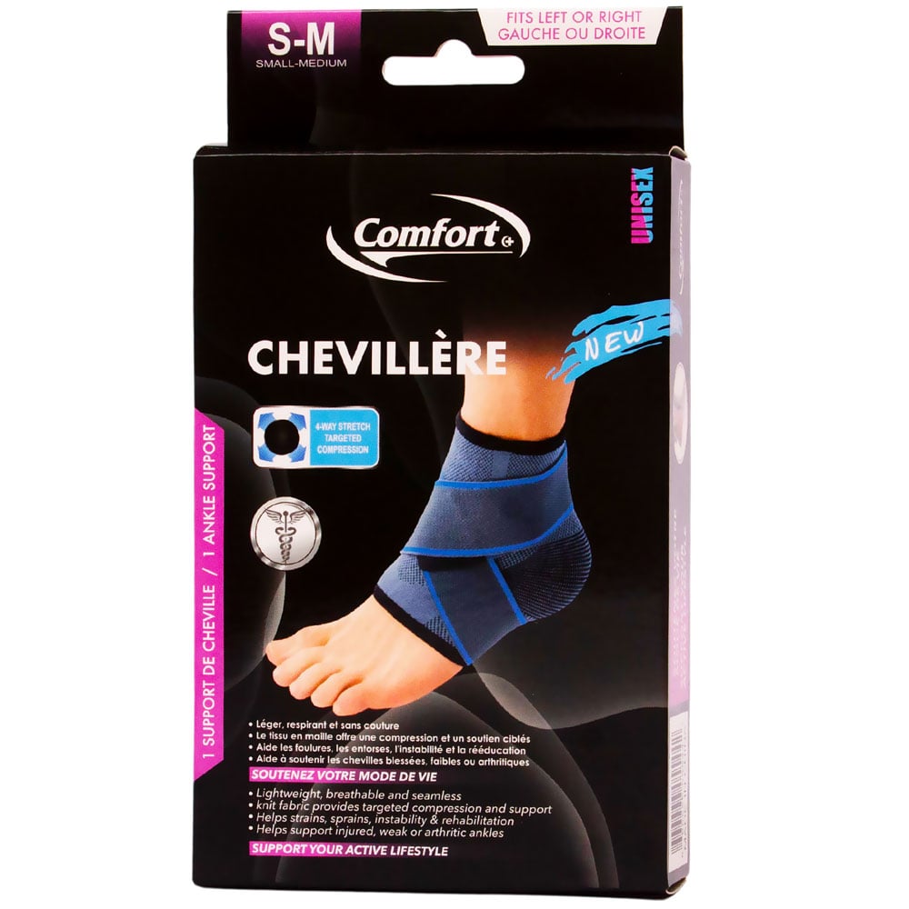 Chevillère avec stabilisateurs latéraux / Comfort