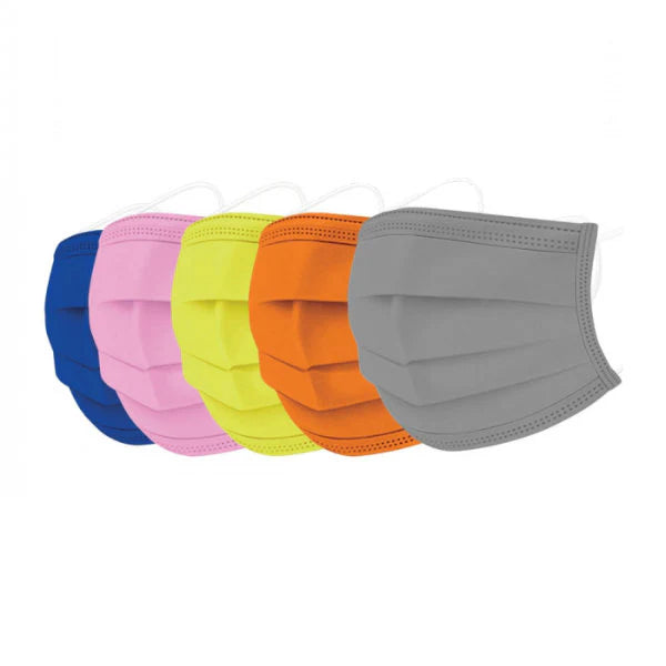 Masques chirurgicaux type IIR Multicolores / Sterisoin