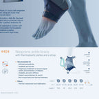 Chevillère avec plaque de thermoplastic et sangle Thermomed smart / Orliman Sport